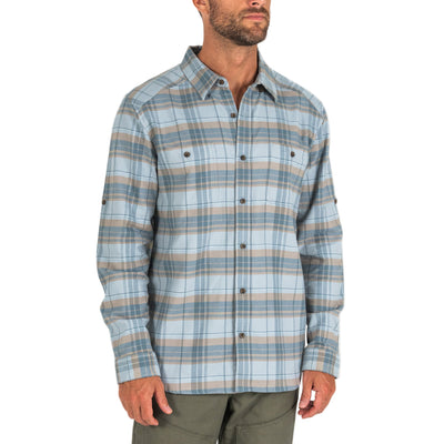 Marsh Wear Westerly Flannel Shirt for Men Fog