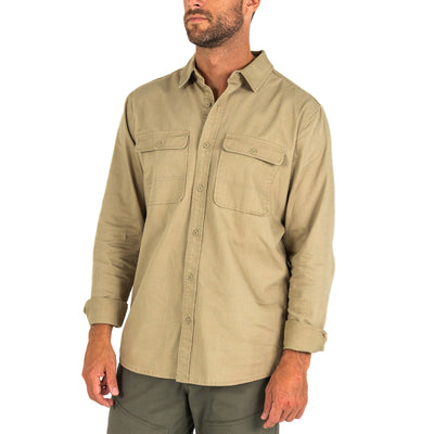 Marsh Wear South End Button Up Shirt for Men Slate Green