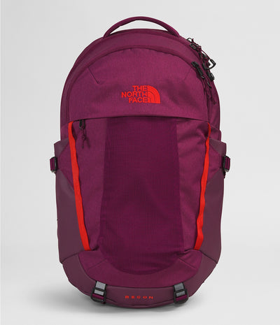The North Face Recon Backpack for Women Boysenberry Light Heather/Fiery Red