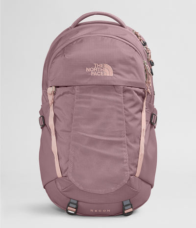 The North Face Recon Backpack for Women Fawn Grey/Pink Moss