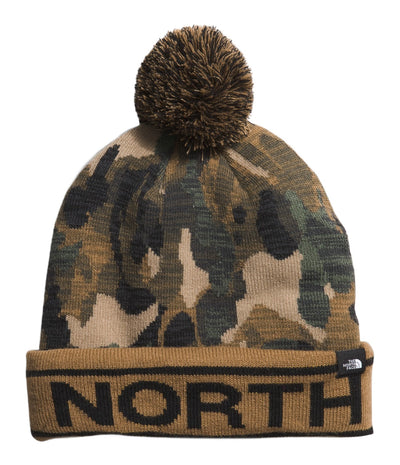 The North Face Youth Ski Tuke Utility Brown Camo Texture Small Print