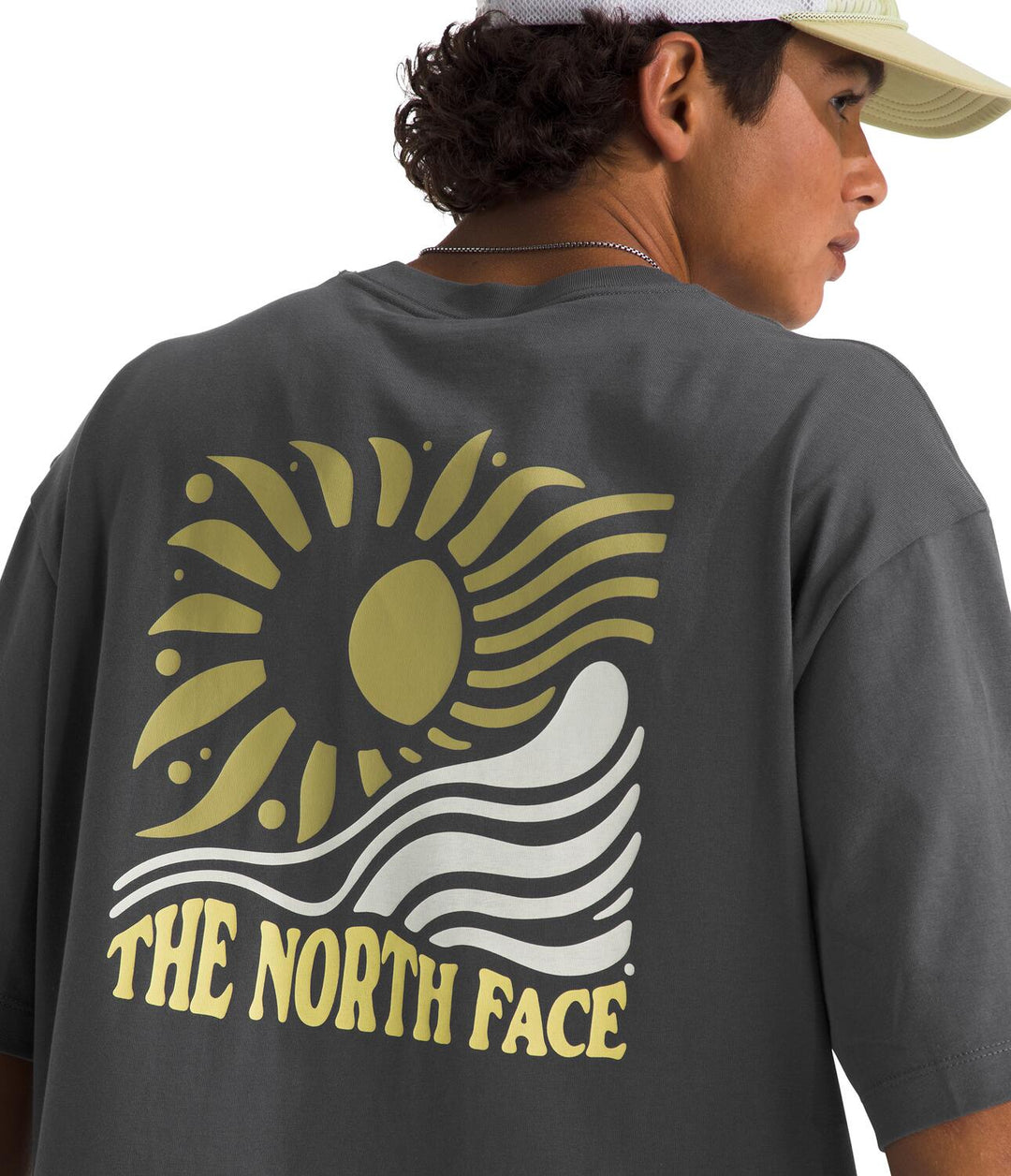thenorthface　xxxsize The North Face Unisex Sun Oversized Graphic T-Shirt – Half-Moon