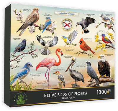 Highland Creek Puzzles Native Birds of Florida Jigsaw Puzzle