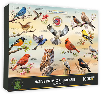 Highland Creek Puzzles Native Birds of Tennessee Jigsaw Puzzle