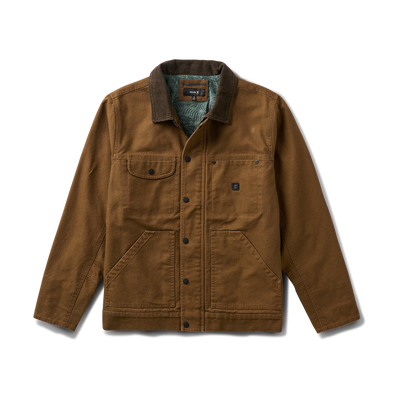 Roark Open Roads Waxed Canvas Jacket for Men Otter