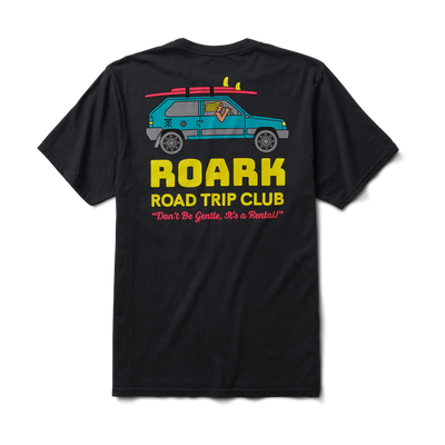 Roark Road Trip Club Premium Tee for Men Black
