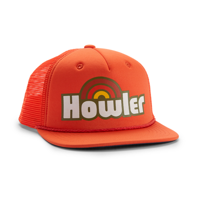 Howler Brothers Structured Snapback Howler Rainbow : Orange #color_howler-rainbow-orange
