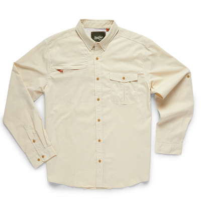 Howler Brothers Matagorda Longsleeve Shirt for Men (Past Season) Tarpon Scale: Heirloom #color_tarpon-scale-heirloom