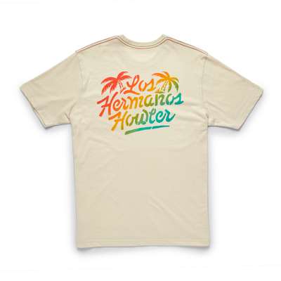 Howler Brothers Select Pocket T for Men (Past Season) Los Hermanos Palms : Sand #color_los-hermanos-palms-sand