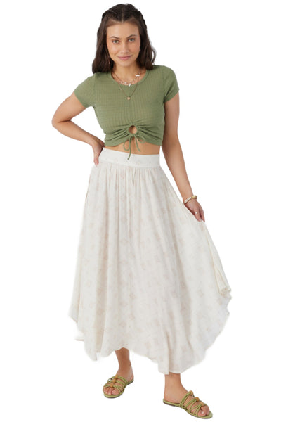 O'Neill Marnie Sabrina Tile Maxi Skirt for Women Winter White