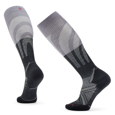 Smartwool Run Targeted Cushion Compression Over the Calf Socks for Men Black
