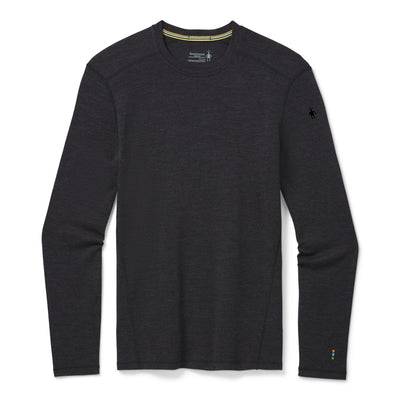 Smartwool Merino 250 Base Layer Crew for Men Charcoal Heather