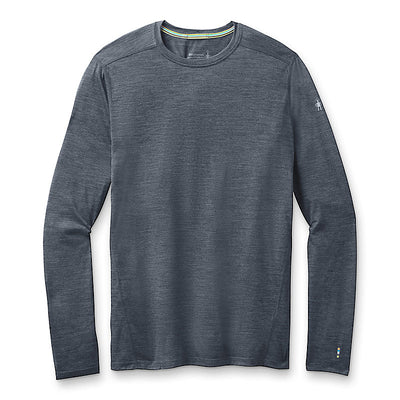 Smartwool Classic All-Season Merino Base Layer Long Sleeve for Men Iron Heather #color_iron-heather