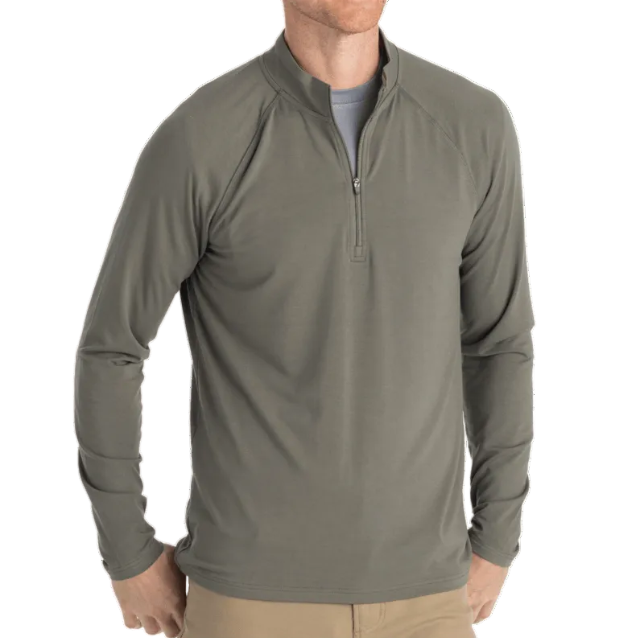 Free Fly Apparel Bamboo Flex Quarter Zip Pullover for Men (SALE