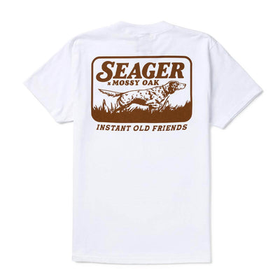 Seager x Mossy Oak Bird Dog Tee for Men White