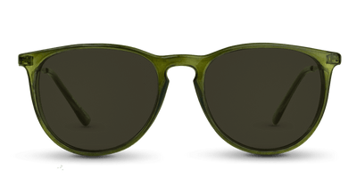 Nectar Shockoe Sunglasses Shiny Transparent Olive | G15 Lens