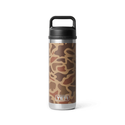 Yeti 18 oz Rambler Bottle Chug Cap Wetlands Camo