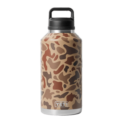 Yeti Rambler 64oz Water Bottle with Chug Cap Wetlands Camo