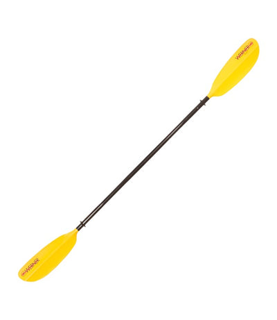 Werner Paddles Skagit Fiberglass Adjustable Straight Shaft Paddle Yellow