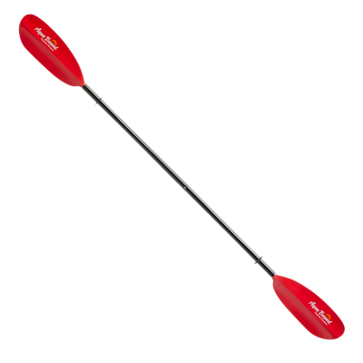 Aqua-Bound Tech Sting Ray Fiberglass 2-Piece Snap-Button Kayak Paddle Sunset Red