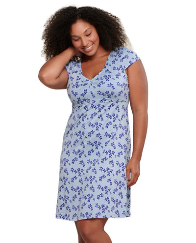 Toad&Co Rosemarie Dress for Women (Past Season) Weathered Blue Print