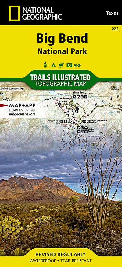 Trails Illustrated Big Bend National Park Map