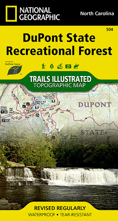 Trails Illustrated Dupont State Recreational Forest Map