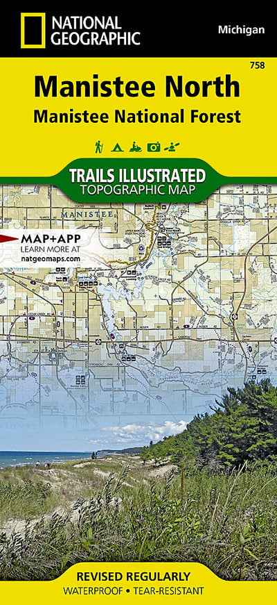 Trails Illustrated Manistee North Map