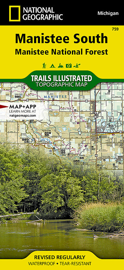 Trails Illustrated Manistee South Map