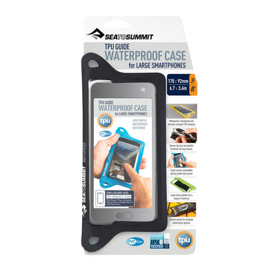 Sea to Summit TPU Guide Waterproof Phone Case for Smartphones - Large Black
