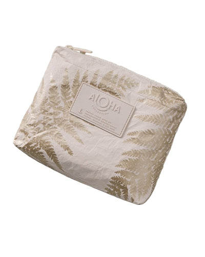 Aloha Palapalai Small Pouch Amber on Sandstone