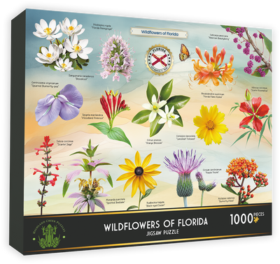 Highland Creek Puzzles Wildflowers of Florida Jigsaw Puzzle