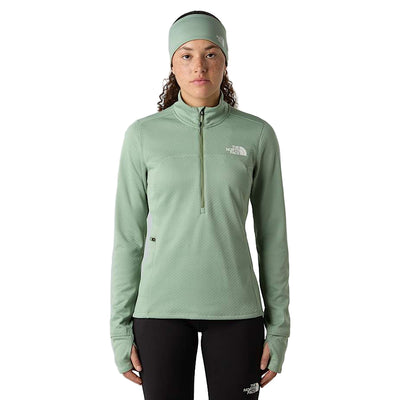 The North Face Winter Warm Pro 1/4 Zip Fleece for Women Slate Moss