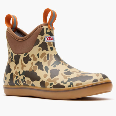Women's XtraTuf Ankle Deck Boots Duck Camo