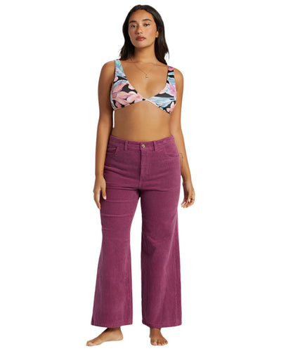Billabong Be Free Corduroy Pants for Women Blackberry