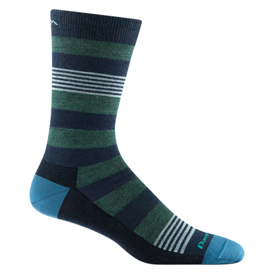 Darn Tough Oxford Crew Lightweight Lifestyle Socks for Men Eclipse #color_eclipse