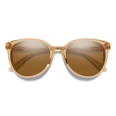 Smith Cheetah Sunglasses Champagne Crystal + ChromaPop Polarized Brown