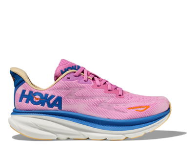 Hoka Clifton 9 Shoes for Women Cyclamen/ Sweet Lilac #color_cyclamen-sweet-lilac