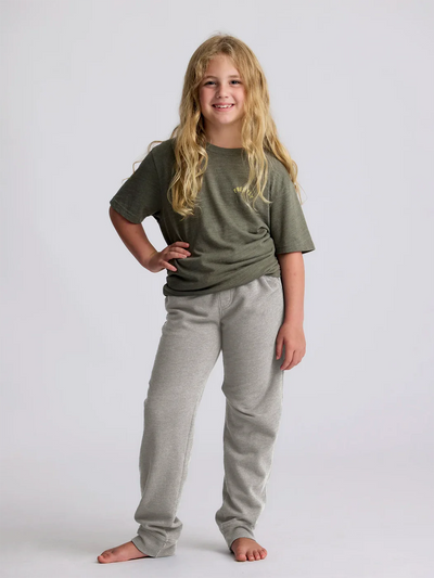 Free Fly Apparel Fleece Jogger for Youth Light Heather Grey