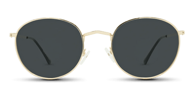 Nectar Greenwich Sunglasses Gold Metal | Black Lens