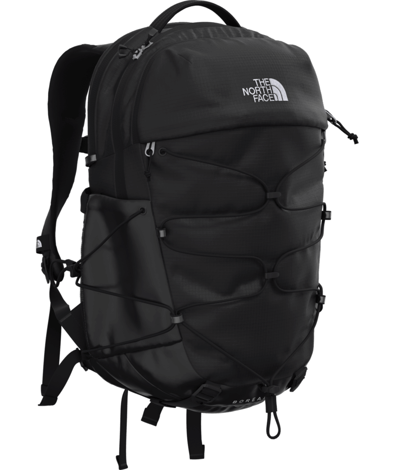 black north face backpack for women The Borealis Asphalt Grey Light Heather TNF the adjustable straps make it comfortable to wear for long periods of time The North Face Women's Borealis