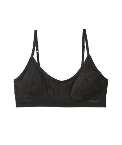 Patagonia Barely Everyday Bra for Women Valley Flora Jacquard/Black