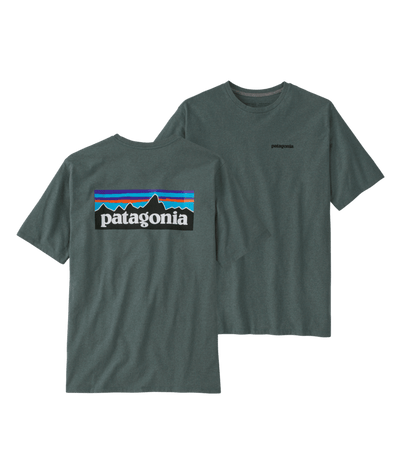 Patagonia P-6 Logo Responsibili-Tee for Men Nouveau Green
