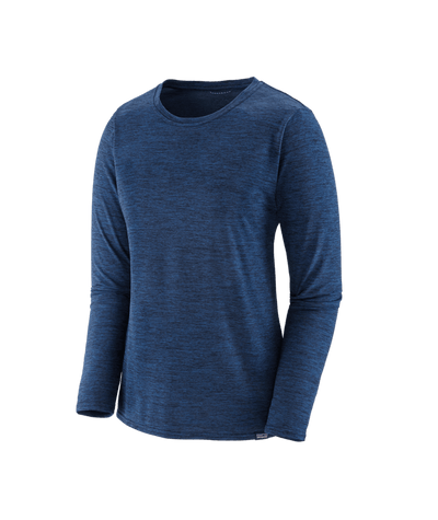 Patagonia Long Sleeved Capilene Cool Daily Shirt for Women Viking Blue - Navy Blue X-Dye