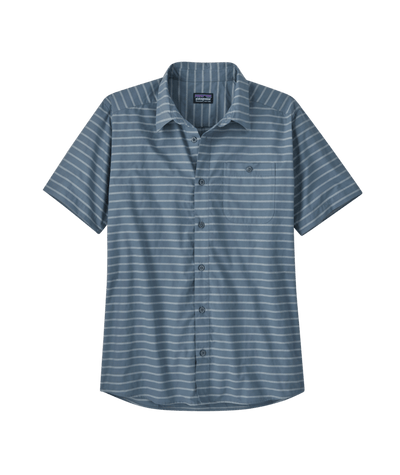 Patagonia Go To Shirt for Men Boardwalk Stripe: Utility Blue