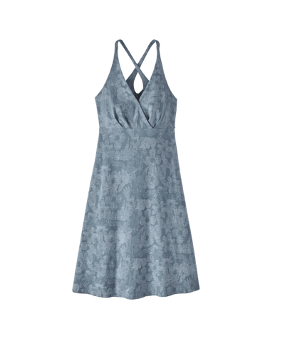 Patagonia Amber Dawn Dress for Women Channeling Spring: Light Plume Grey