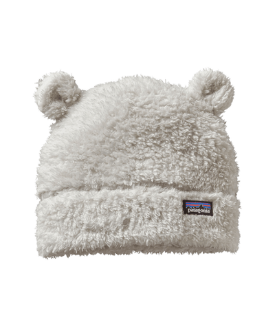 Patagonia Furry Friends Fleece Hat for Baby Birch White