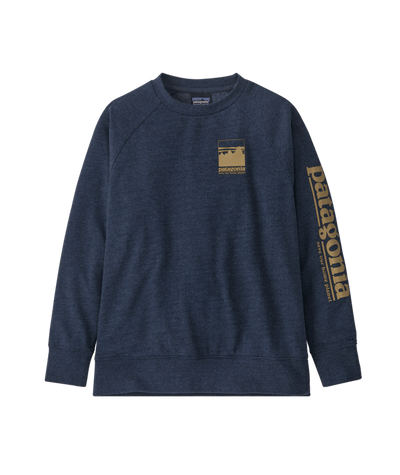 Patagonia Lightweight Crew Sweatshirt for Kids Alpine Icon/New Navy