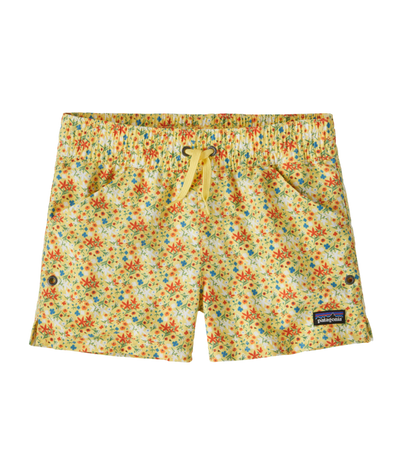 Patagonia Costa Rica Baggies Shorts - 3" - Unlined for Kids' Little Isla: Milled Yellow