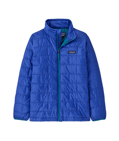 Patagonia Nano Puff Brick Quilted Jacket for Kids' (Past Season) Passage Blue